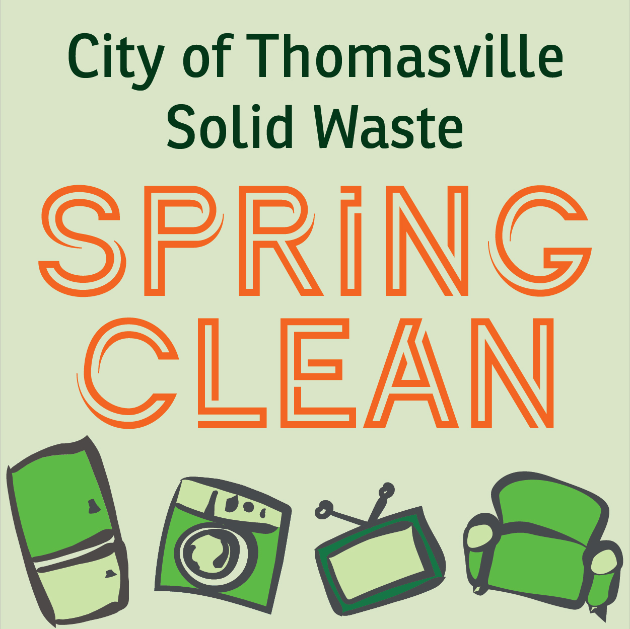 Photo for CITY OF THOMASVILLE TO HOST THEIR ANNUAL SPRING CLEAN EVENT