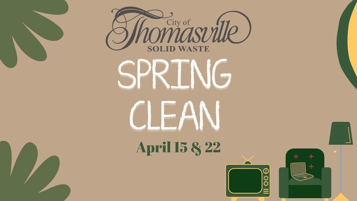 Photo for CITY OF THOMASVILLE TO HOST ANNUAL SPRING CLEAN EVENTS