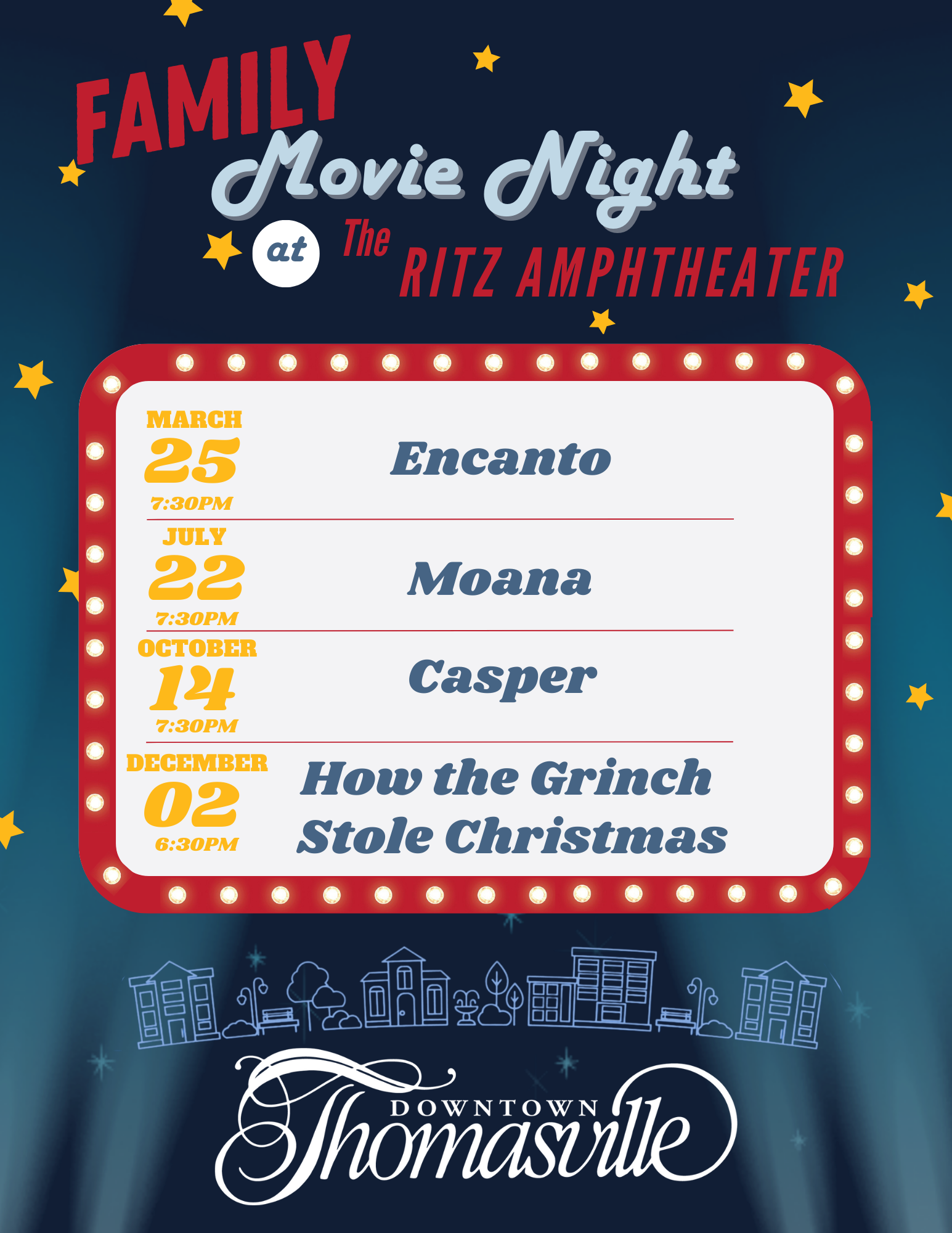 Photo for MAKE WAY FOR THE CITY OF THOMASVILLE&rsquo;S FAMILY MOVIE NIGHT AT THE RITZ ON JULY 22