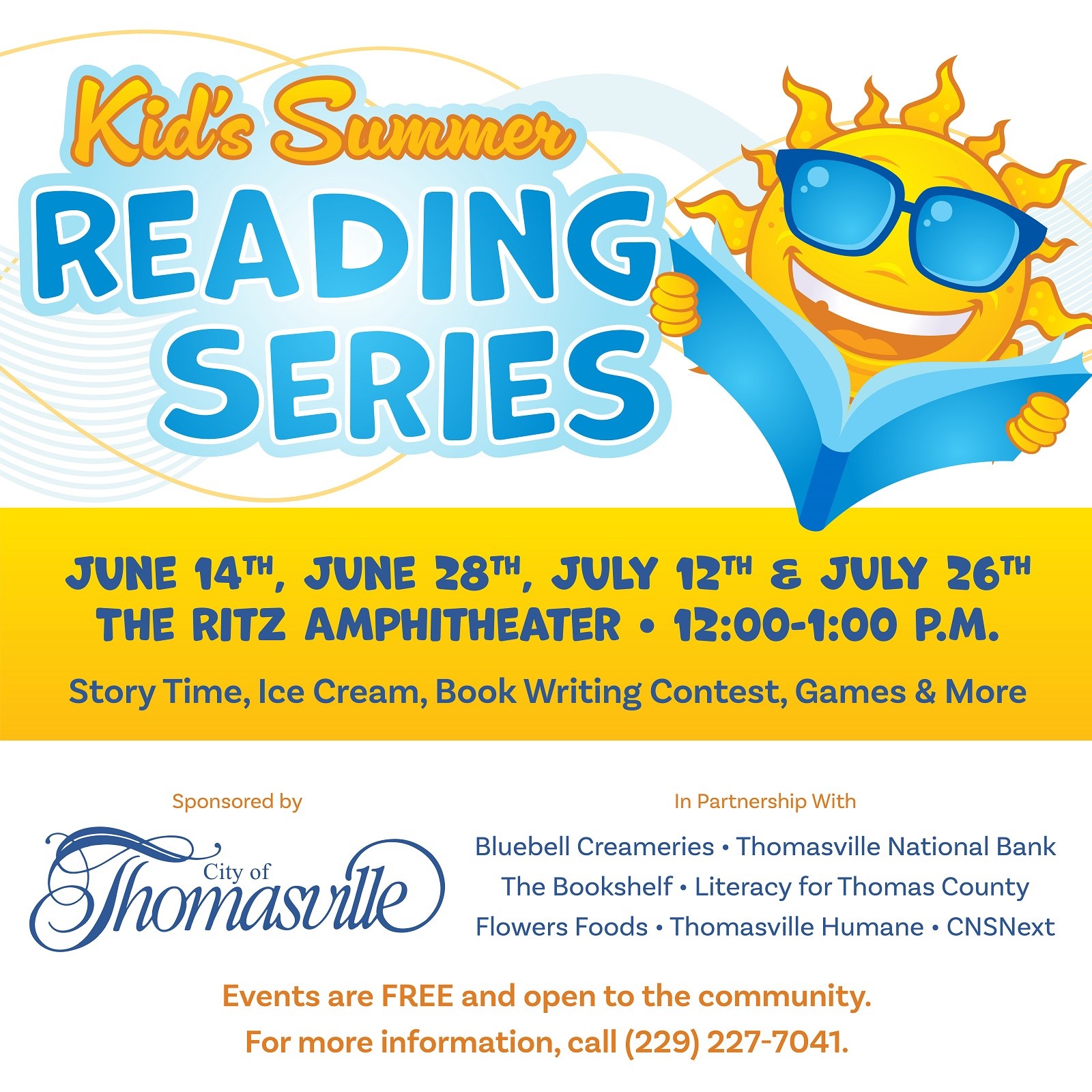 Photo for CITY OF THOMASVILLE TO HOST KIDS SUMMER READING SERIES 