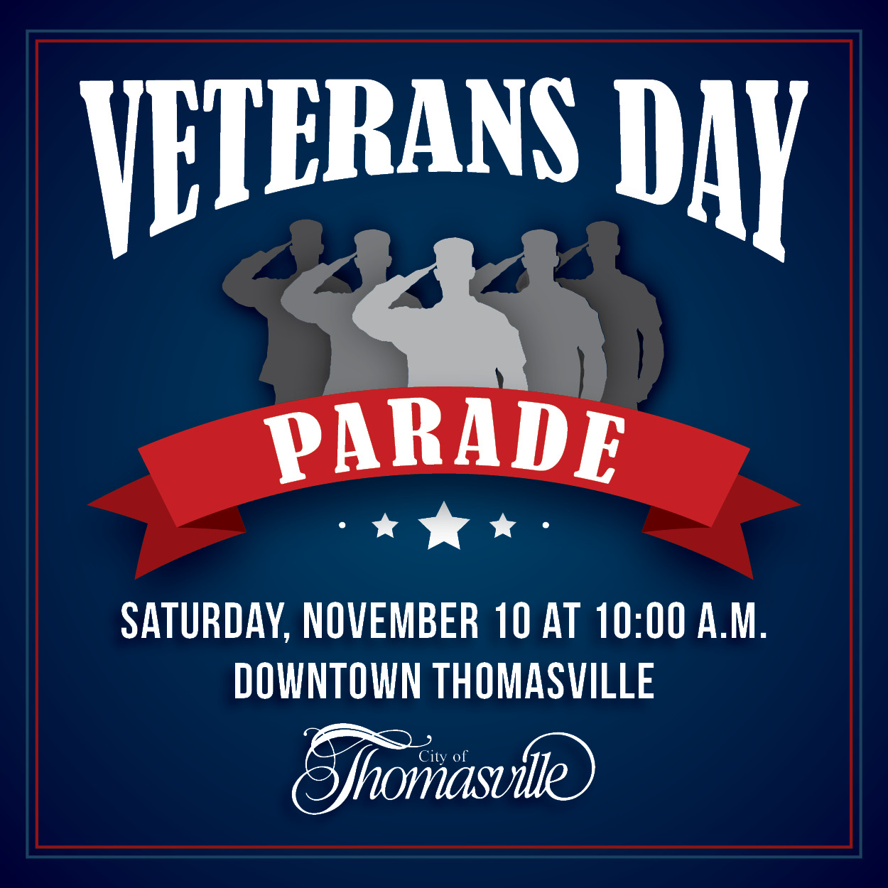 Photo for VETERANS DAY PARADE TO BE HELD ON NOVEMBER 10TH 