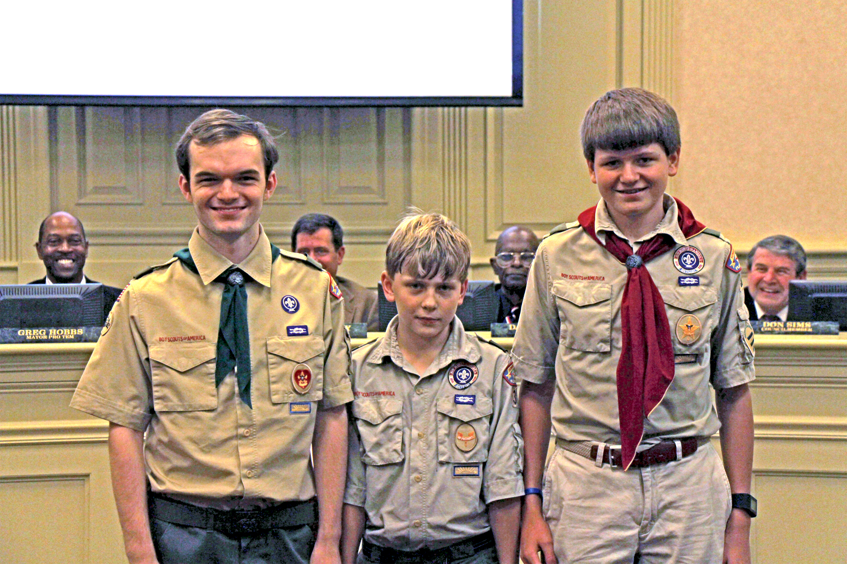 Photo for CITY COUNCIL RECOGNIZES SCOUTS DURING MONDAY\'S MEETING