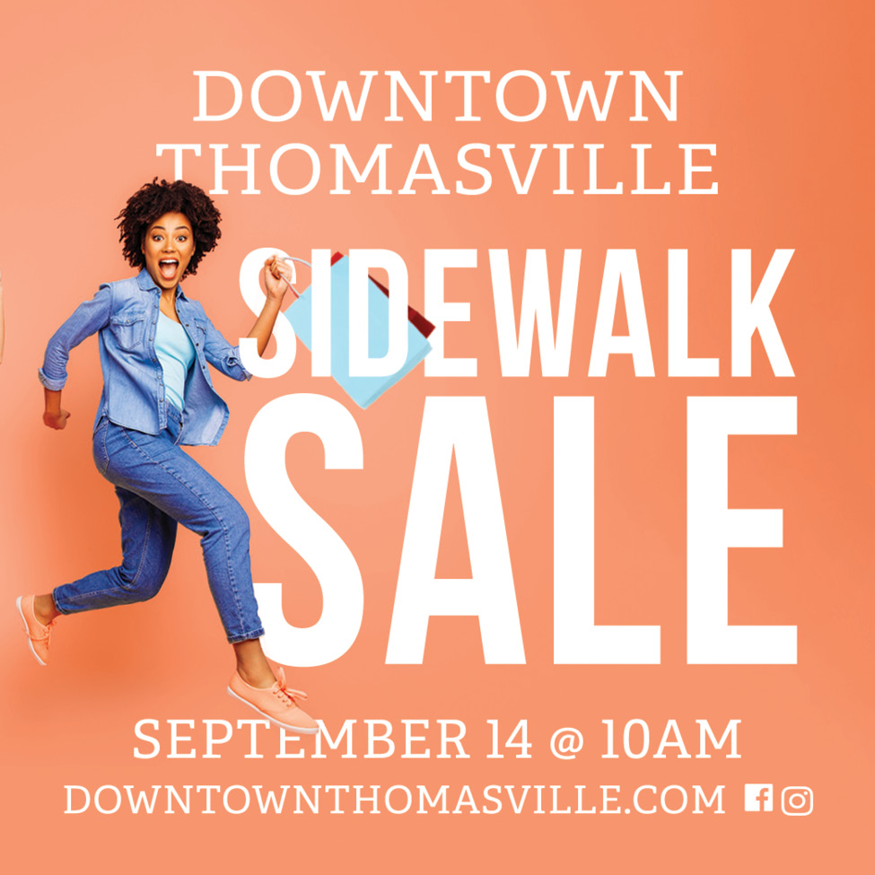 Photo for DOWNTOWN THOMASVILLE SIDEWALK SALE TO BE HELD SATURDAY, SEPTEMBER 14TH