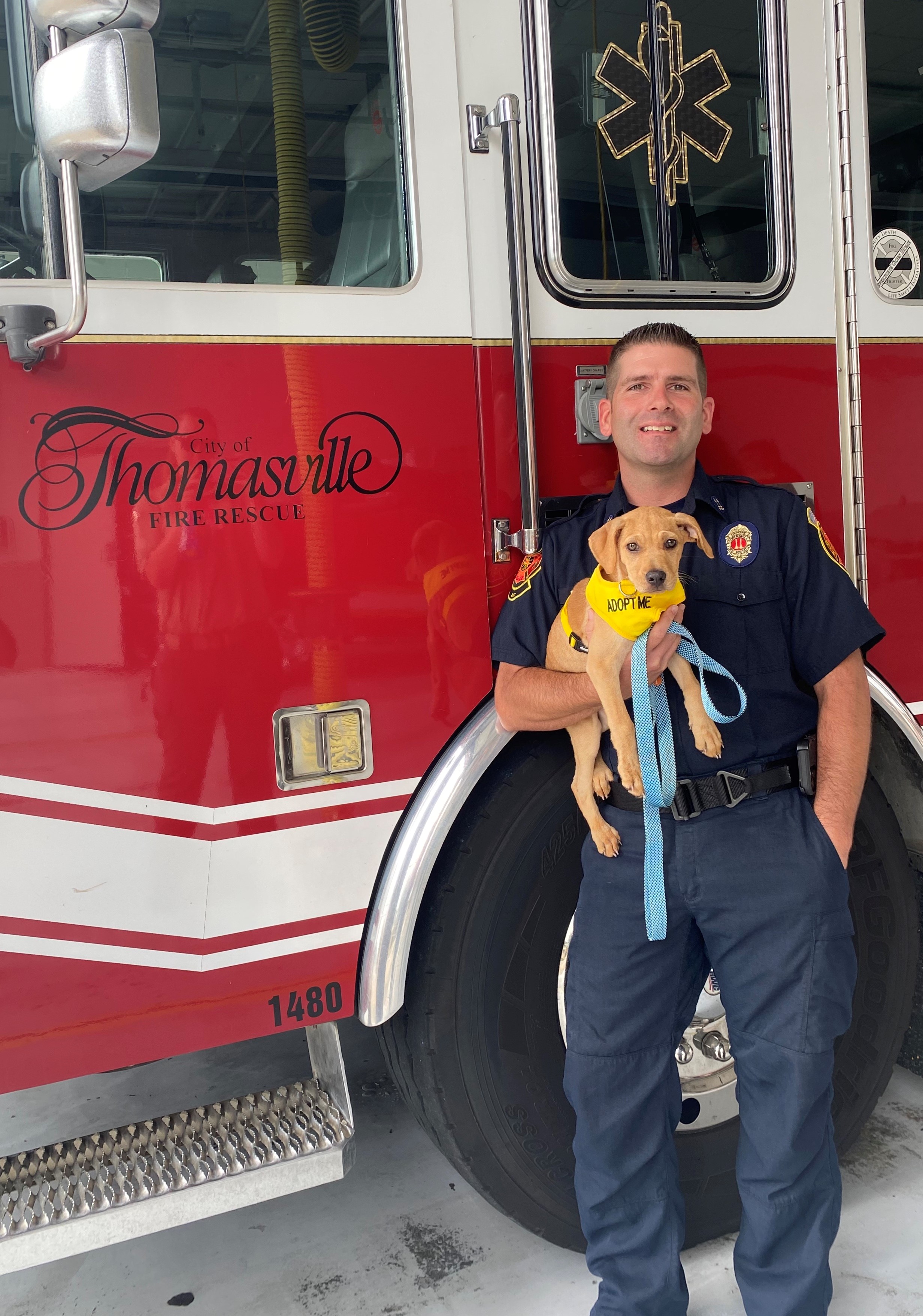 Photo for THOMASVILLE FIRE RESCUE CELEBRATES NATIONAL PET FIRE SAFETY DAY