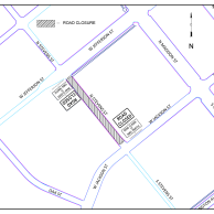 TEMPORARY STREET CLOSING - NORTH STEVENS STREET Photo for TEMPORARY STREET CLOSING - NORTH STEVENS STREET