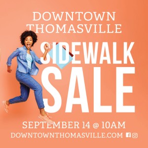 DOWNTOWN THOMASVILLE SIDEWALK SALE TO BE HELD SATURDAY, SEPTEMBER 14TH Photo for DOWNTOWN THOMASVILLE SIDEWALK SALE TO BE HELD SATURDAY, SEPTEMBER 14TH