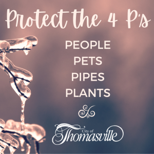 Photo for CITY OF THOMASVILLE OFFERS COLD WEATHER TIPS