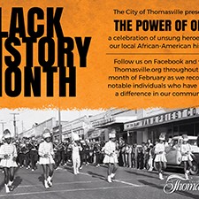 CITY OF THOMASVILLE ANNOUNCES BLACK HISTORY MONTH CELEBRATION Photo for CITY OF THOMASVILLE ANNOUNCES BLACK HISTORY MONTH CELEBRATION