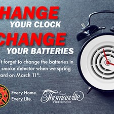TFR REMINDS RESIDENTS TO CHECK DETECTORS WHEN SPRINGING FORWARD Photo for TFR REMINDS RESIDENTS TO CHECK DETECTORS WHEN SPRINGING FORWARD