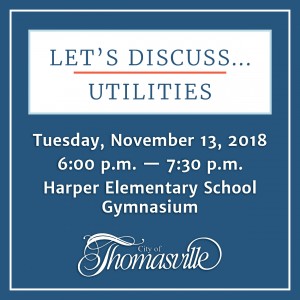 CITY ANNOUNCES RESCHEDULED ‘LET’S DISCUSS UTILITIES’ Photo for CITY ANNOUNCES RESCHEDULED ‘LET’S DISCUSS UTILITIES’