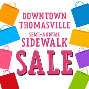 DOWNTOWN THOMASVILLE SEMI-ANNUAL SIDEWALK SALE THIS SATURDAY Photo for DOWNTOWN THOMASVILLE SEMI-ANNUAL SIDEWALK SALE THIS SATURDAY
