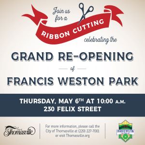 Francis Weston Park Ribbon Cutting