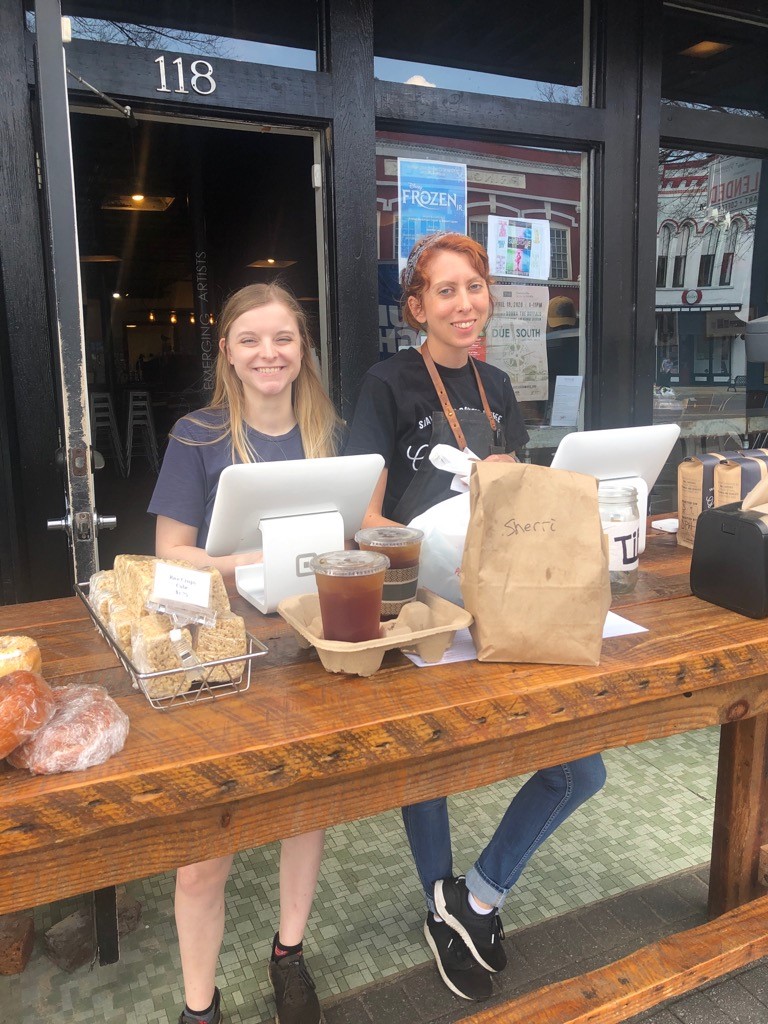 Curb Side Pick-up at Grassroots Coffee